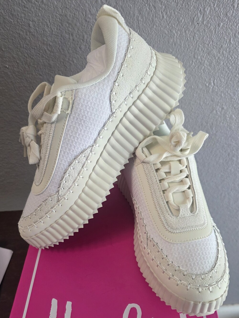 Corkys Hey Girl White Adventure Women's Sneakers - Size 8